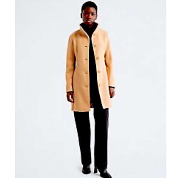 Calvin Klein Funnel Wool Overcoat - Picture 1 of 1